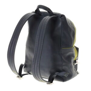 Louis Vuitton Blue Backpack Apollo Infini Damier Asphalt Daypack Leather Black